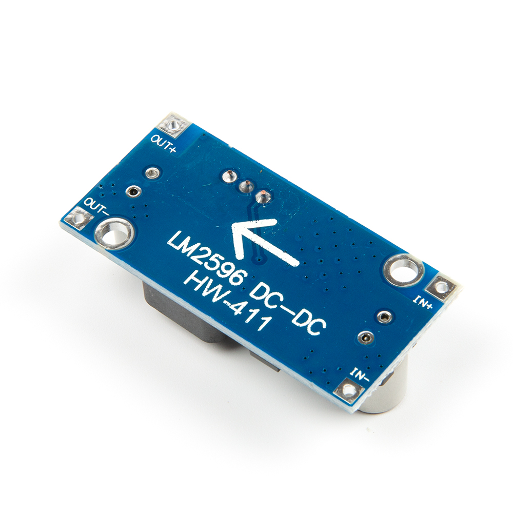 Понижающий преобразователь напряжения LM2596 с SMD светодиодом, DC-DC 40-1.25в 3А